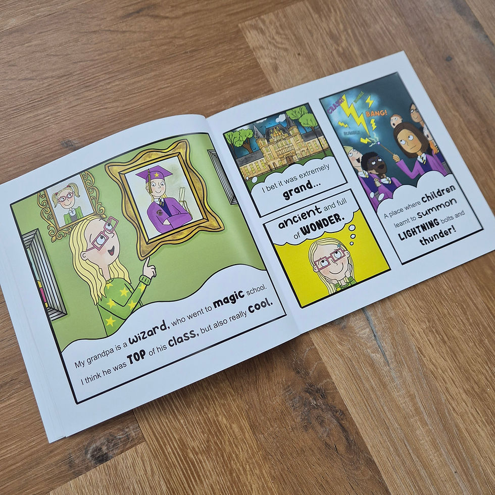 Thumbnail: My Grandpa is a Wizard - A Funny Children's Picture Book - Paperback