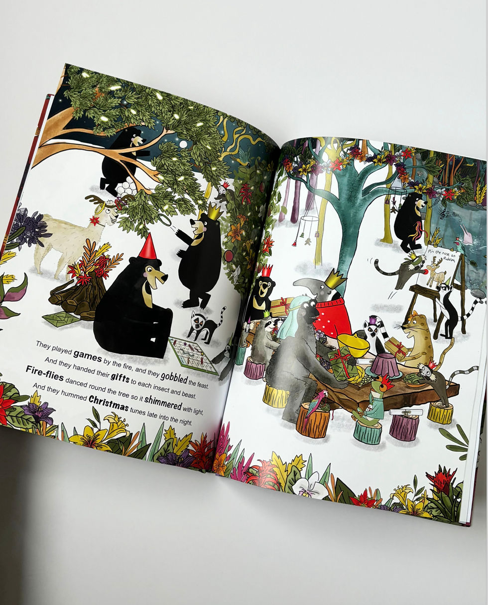 Thumbnail: Arnold & Lou's Rainforest Christmas - Interior Spread 2