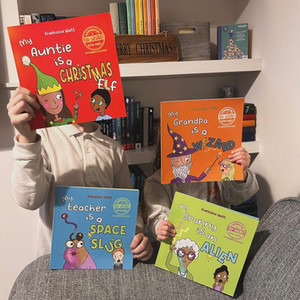 Kids holding the Top Secret Book Series books