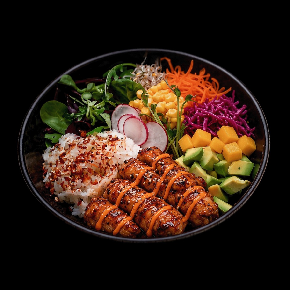Chicken Poke Bowl