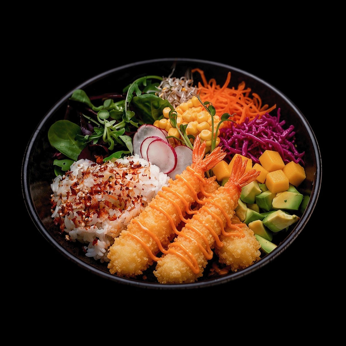 Crispy Ebi Poke Bowl