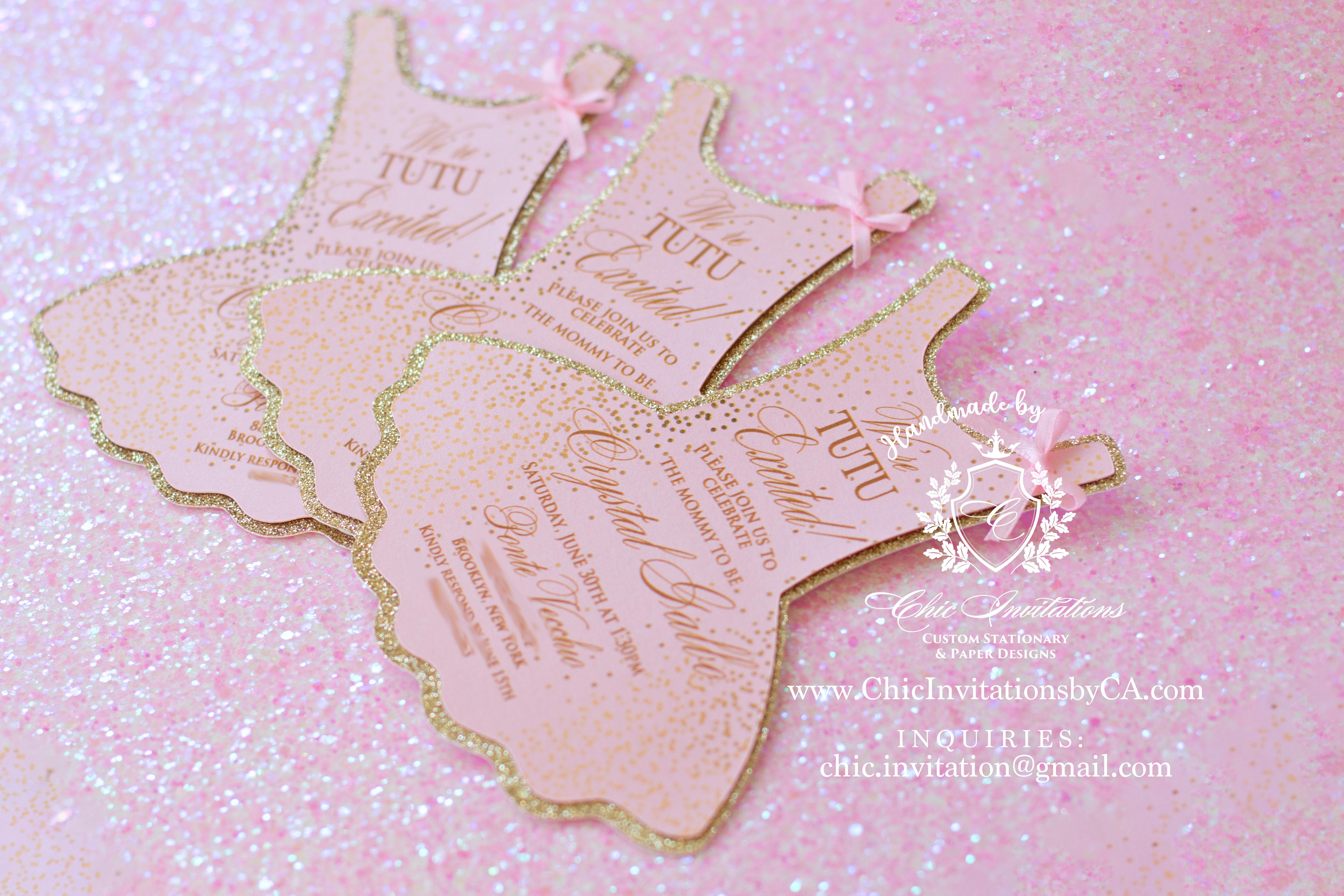 ballerina invitations