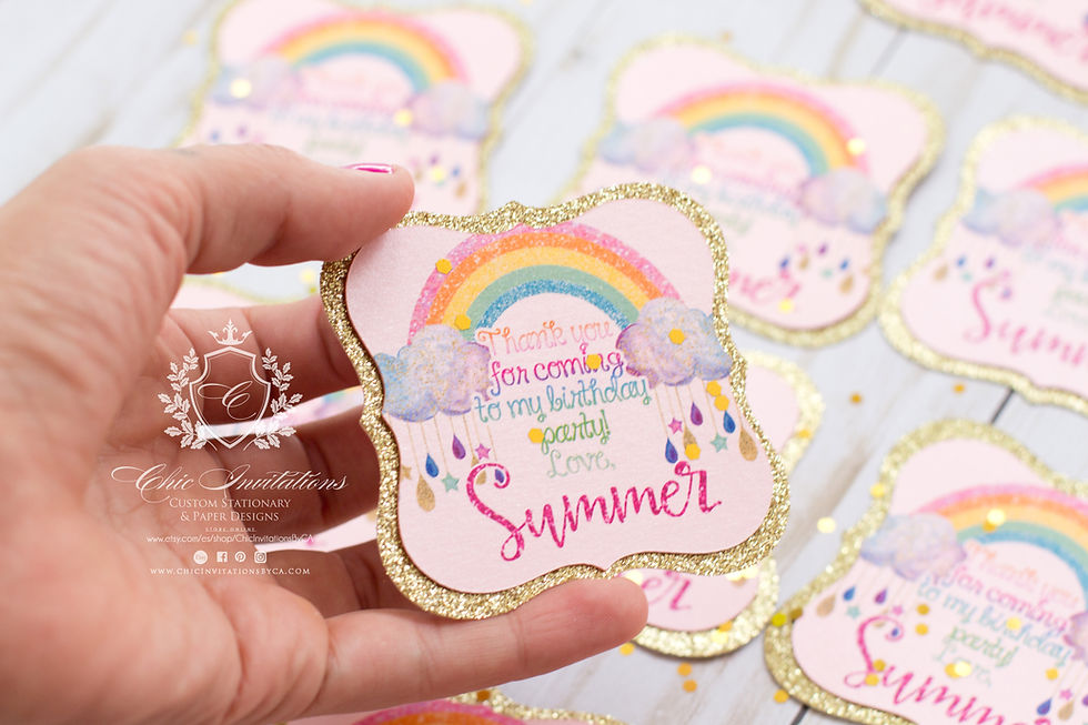 Thumbnail: Unicorn Tags, Magical Tags, Thank you Tags SET OF 12 TAGS