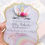 Thumbnail: Unicorn Invitation, Magical Invitation, 3D Unicorn Card, Handmade unicorn invite