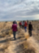 On site tracking demonstration for the ladies tracking group