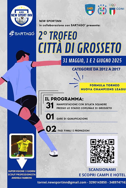 Copia di Copia di Documento Programma Torneo Calcio Evento Sport Moderno Grigio Nero Verde