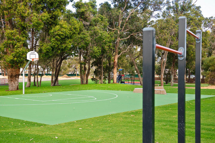 Basketball court at Edith Cowan Reserve