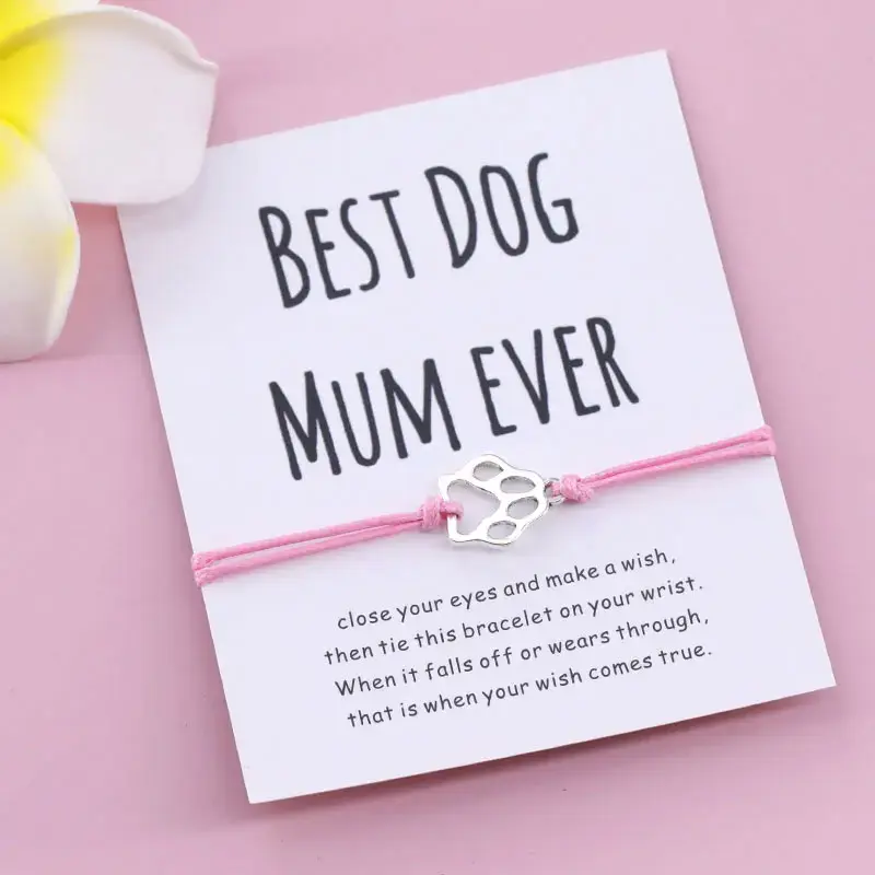 Thumbnail: Best Dog Mum Ever Wish Bracelet