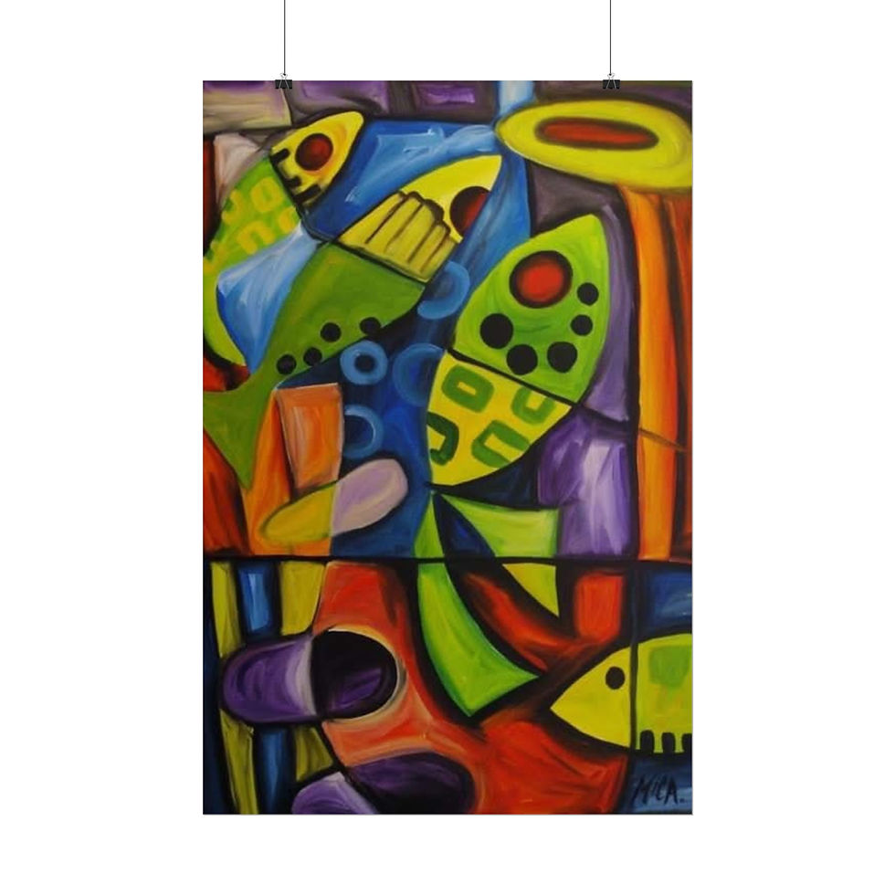 Thumbnail:  "Fishing for Souls" Art Print 
