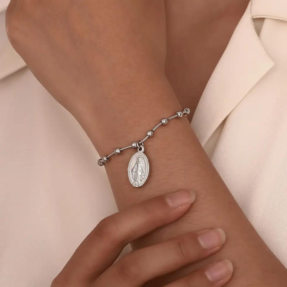 Thumbnail: Virgin Mary Rosary Bracelet