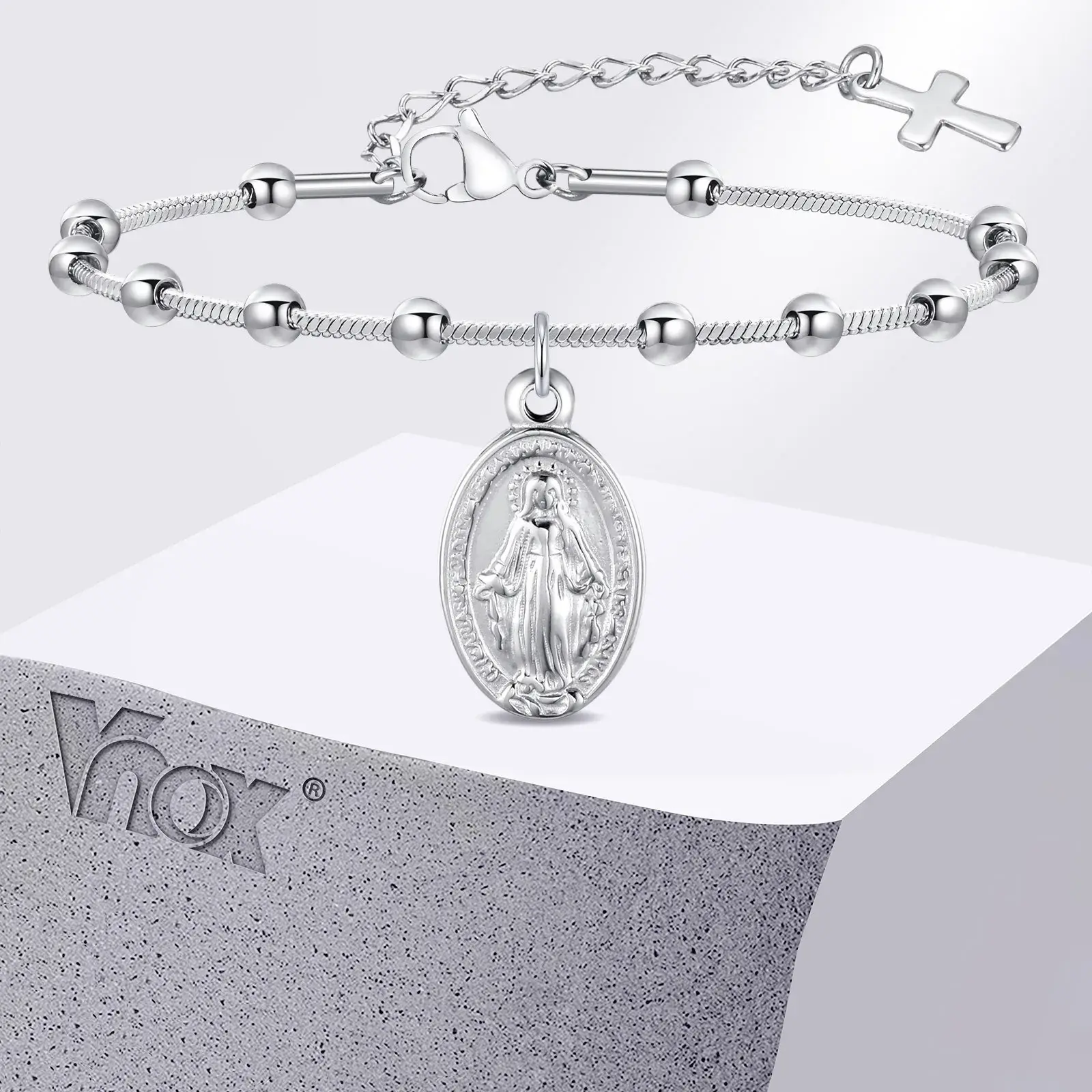 Virgin Mary Rosary Bracelet