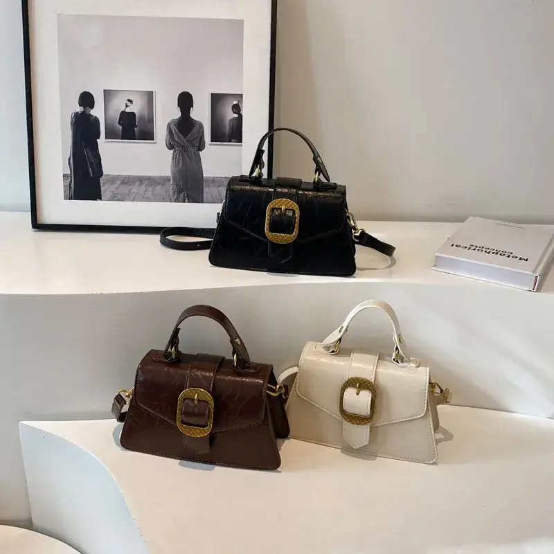 Thumbnail: New Fashion Handbags 2024 Lady Luxury Leather Bags Lady Design Purses for Ladies