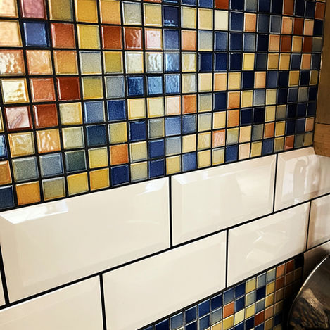 clients multi colour tiles
