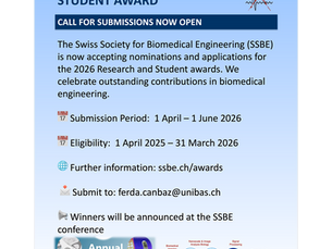 2026 SSBE Awards: Call for submissions for Research and Student awards