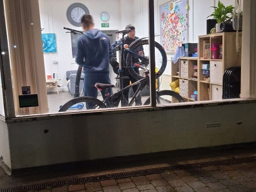 Wheel on down to the Bicycle Maintenance Project