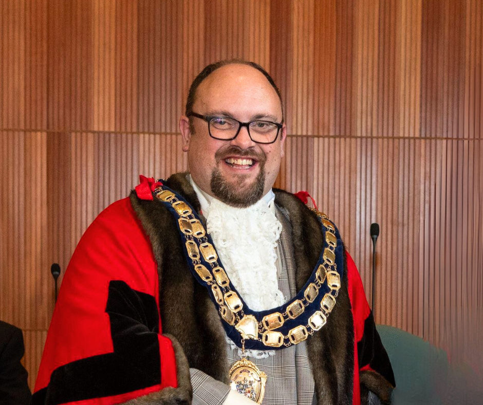Cllr Martin Williams is the current Mayor of Weston-super-Mare 