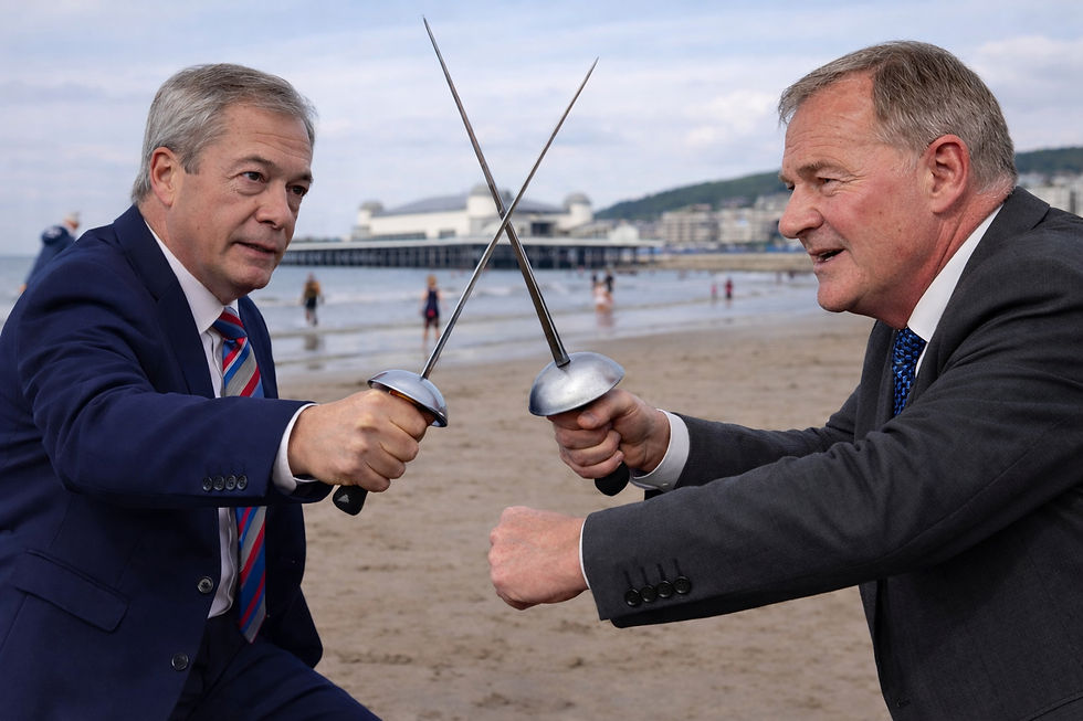 Who will in the battle of the fragile male masculinity? (Image: AI)