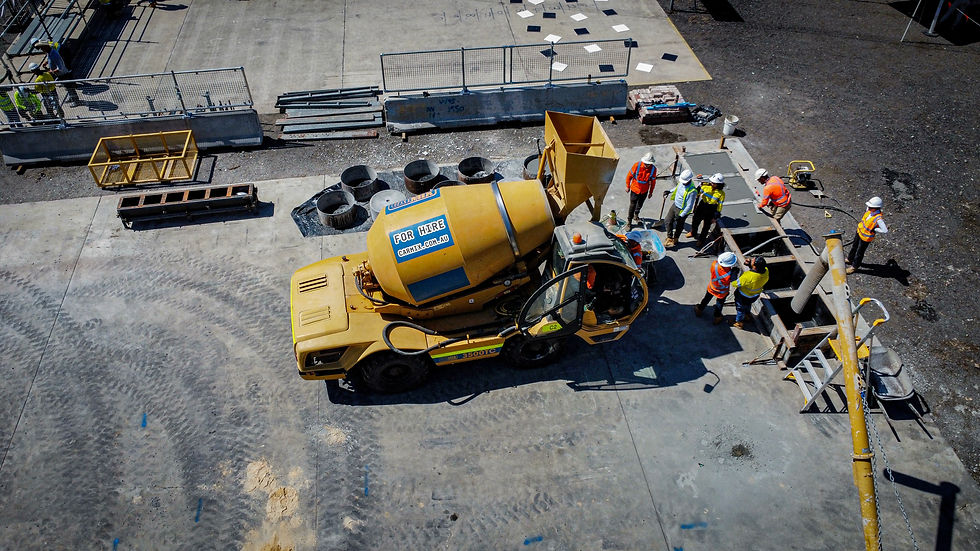Carmix 3500TC Self Loading Concrete Mixer Batching