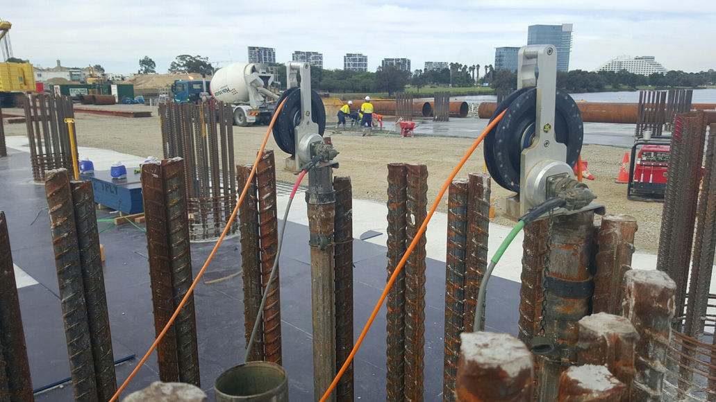 Piletest Cross Hole Ultrasonic Monitor CSL testing method to perform high-resolution quality control of deep foundations.