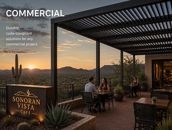 Commercial Shade Solutions by Phoenix Canopy & Shades llc