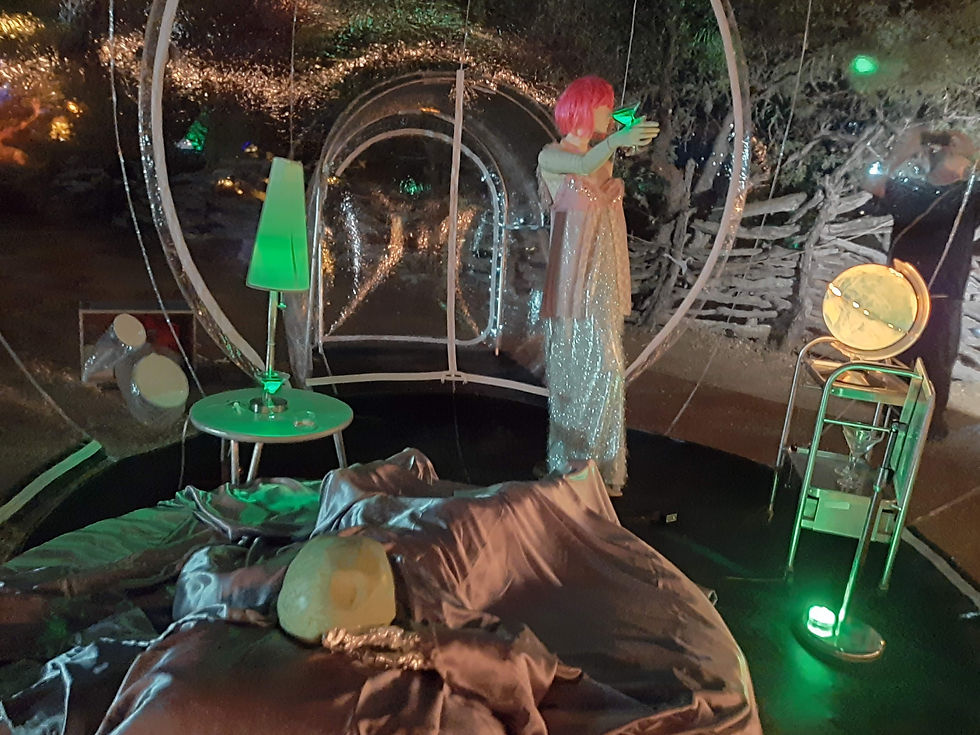 alien_bubble huts_ life size crystal globe_ artist
