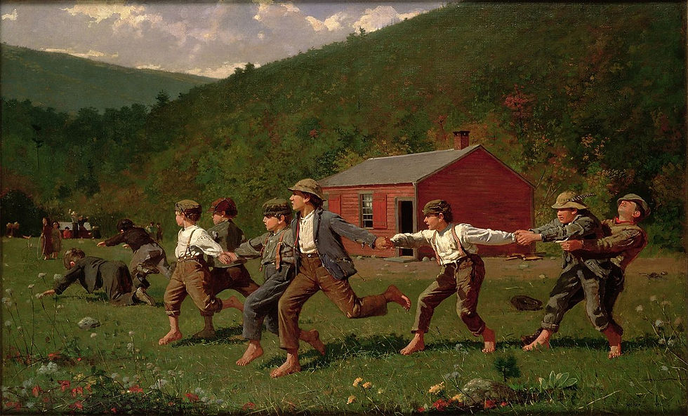 Snap the Whip by Winslow Homer (1872)