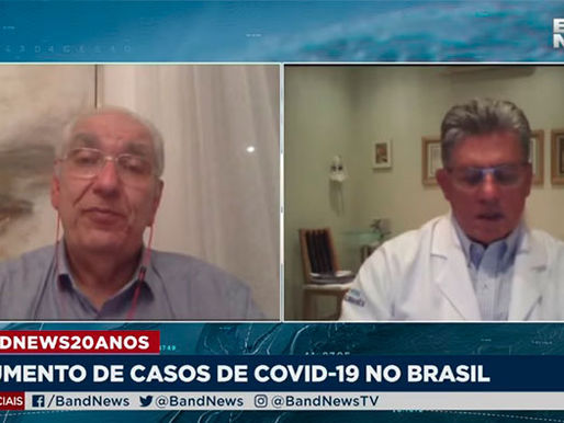 O aumento de casos de Covid-19 no Brasil