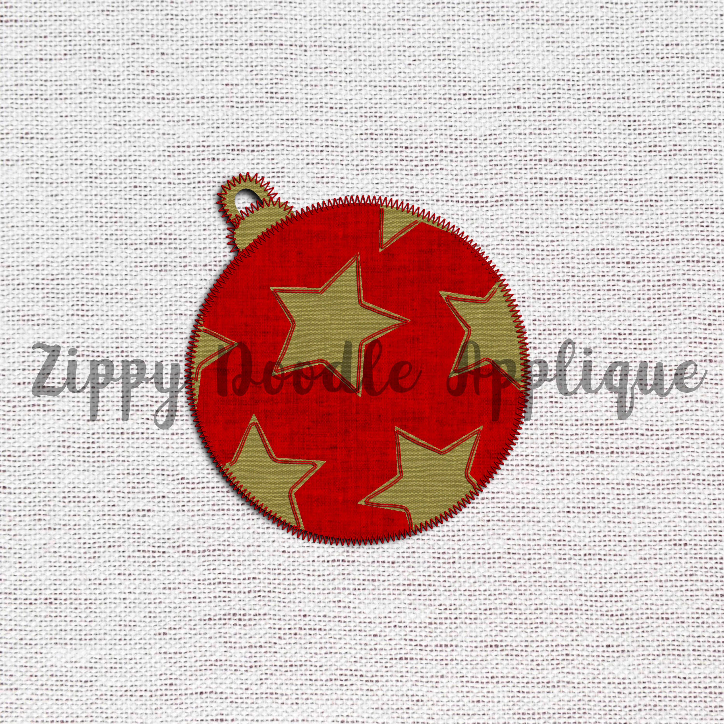 Bauble Appliqué Pattern - Download