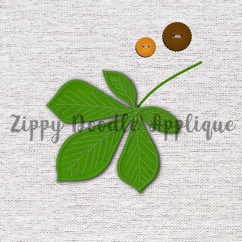 Thumbnail: Autumn Leaves 5in1 Appliqué Pattern - Download