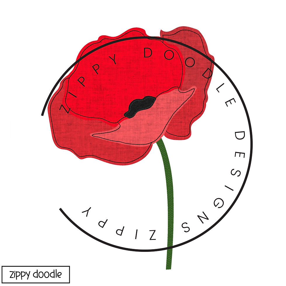 Poppy Appliqué Pattern - Download
