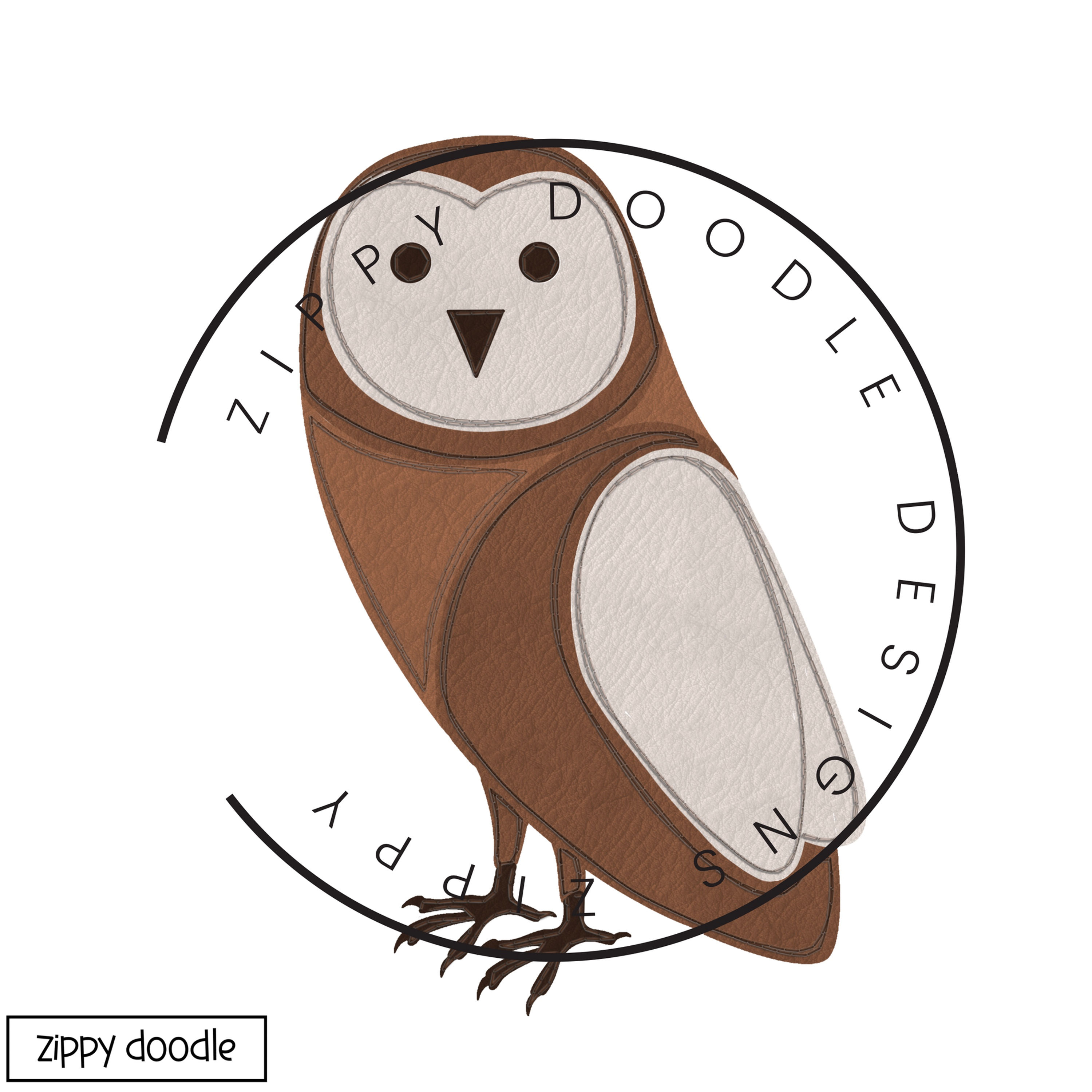 Barn Owl Appliqué Pattern - Download