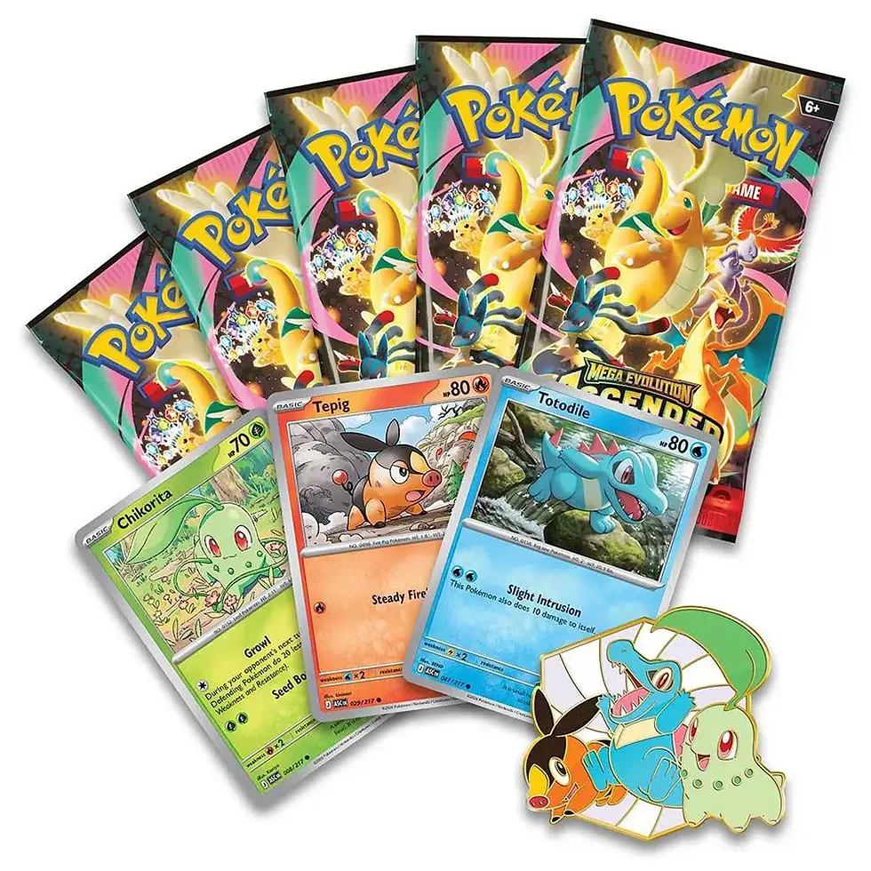 Miniatyrbild: Pokémon: Ascended Heroes First Partners Deluxe Pin Collection