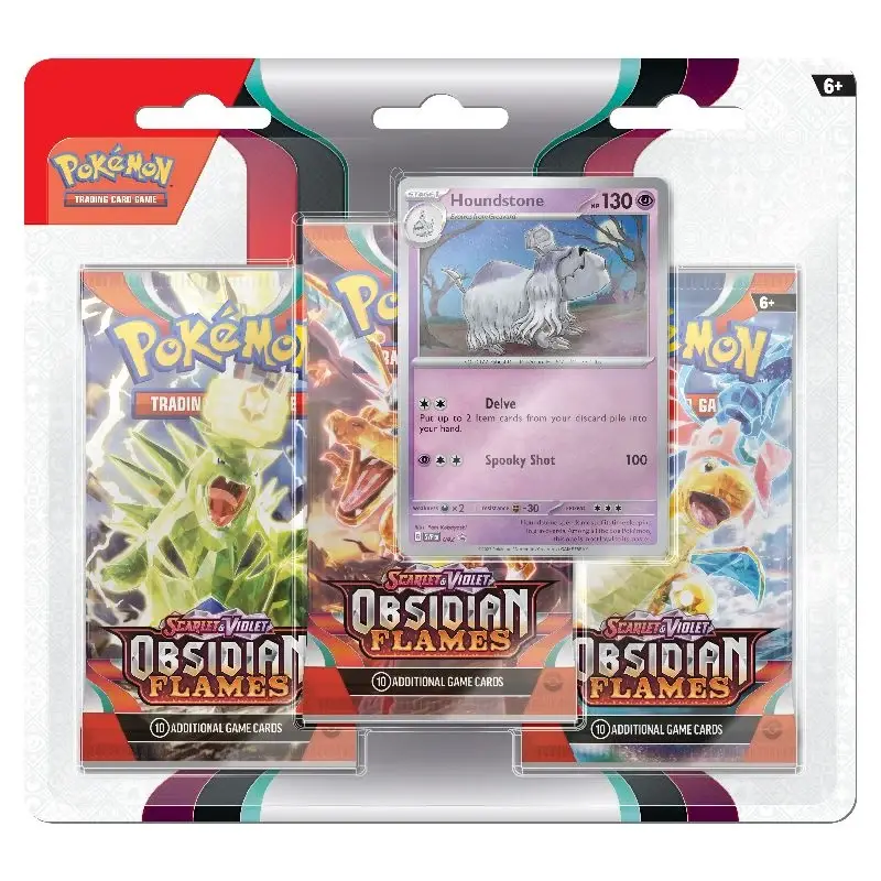 Miniatyrbild: Pokémon: Obsidian Flames 3-Pack Blister