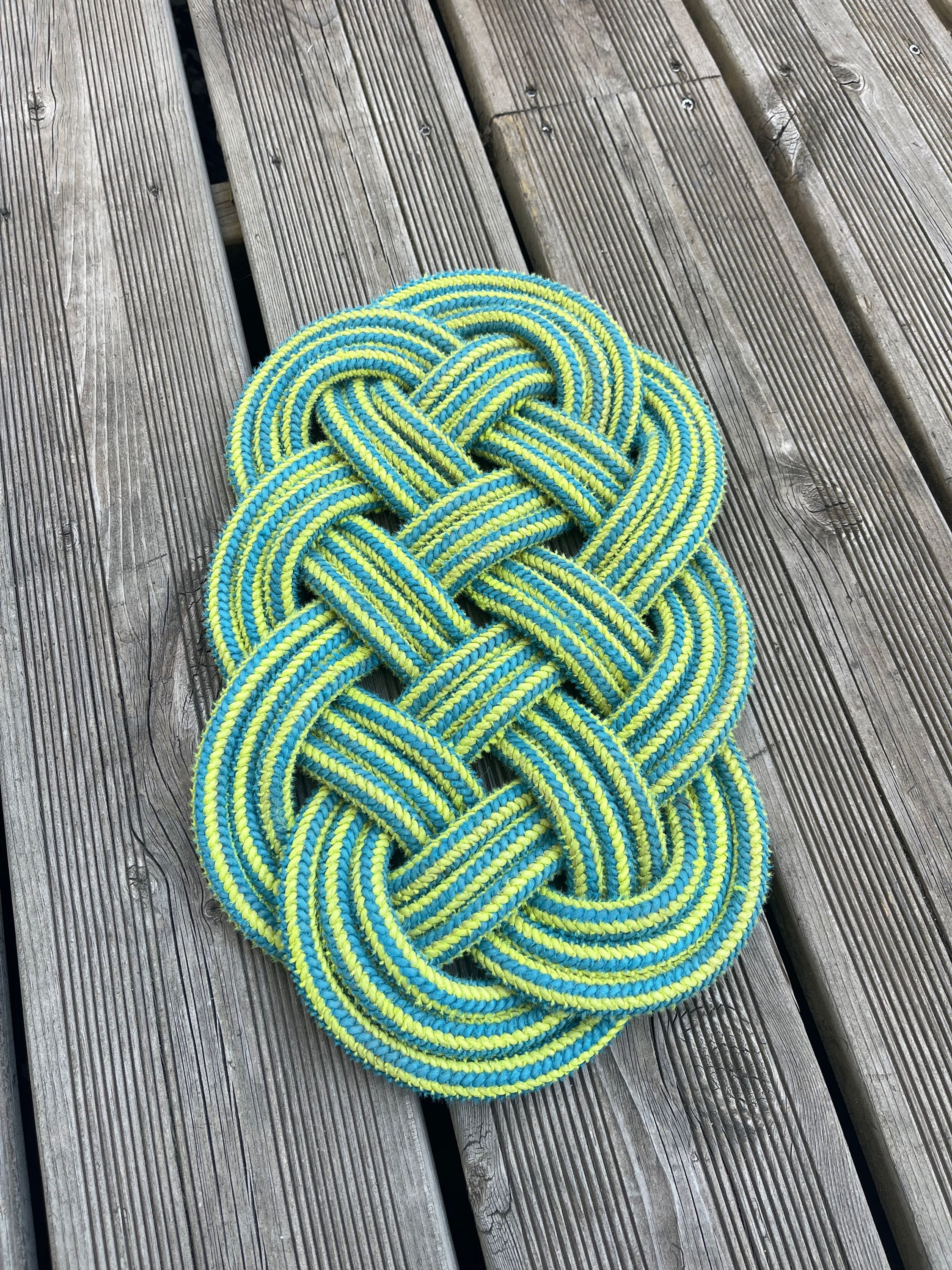 Baderne paillasson tresse océan 