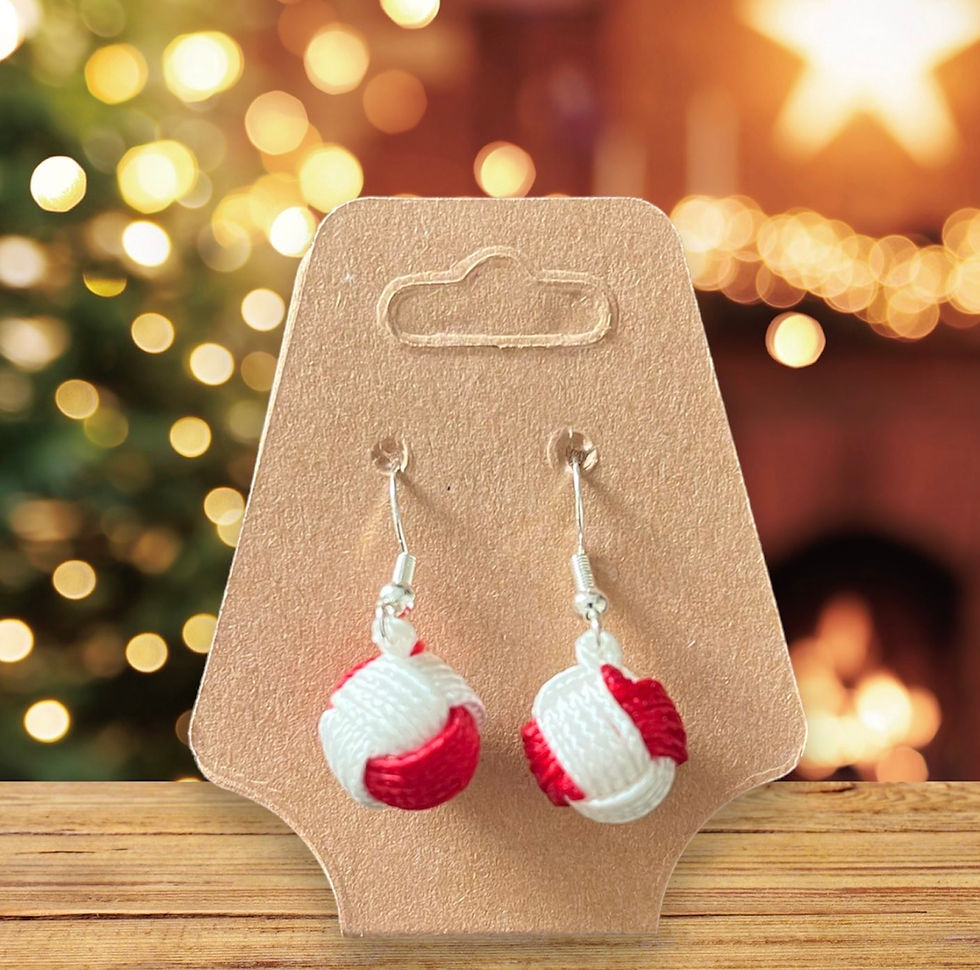 Miniature : Boucles d’oreilles de Noël 