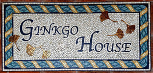 Ginkgo House Doorstep Mosaic