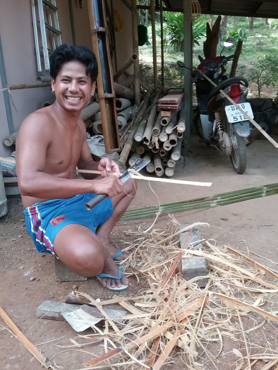 Local Team at Treehouses Yao Noi Build