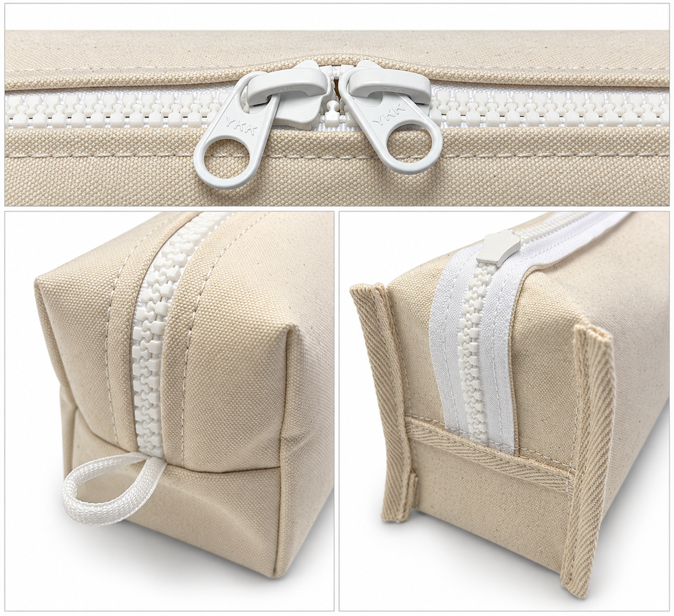 Natural Dopp Kit Detail