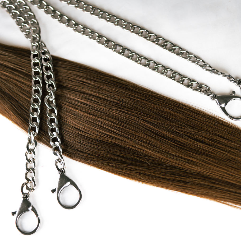 bold blended luxury hair extension with highlights