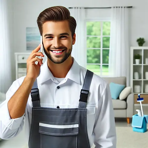 DALL·E 2025-01-02 19.16.29 - A professional and approachable man wearing a clean uniform,