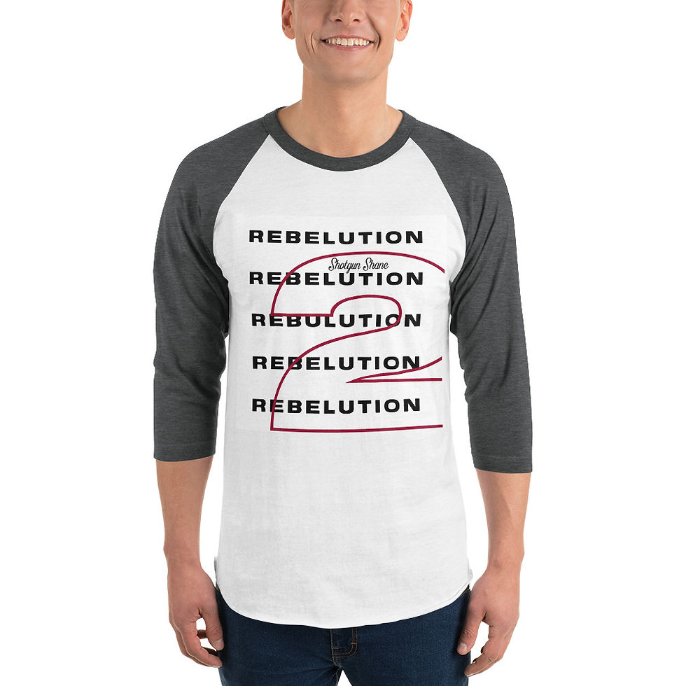 Thumbnail: Rebelution - 3/4 sleeve raglan shirt