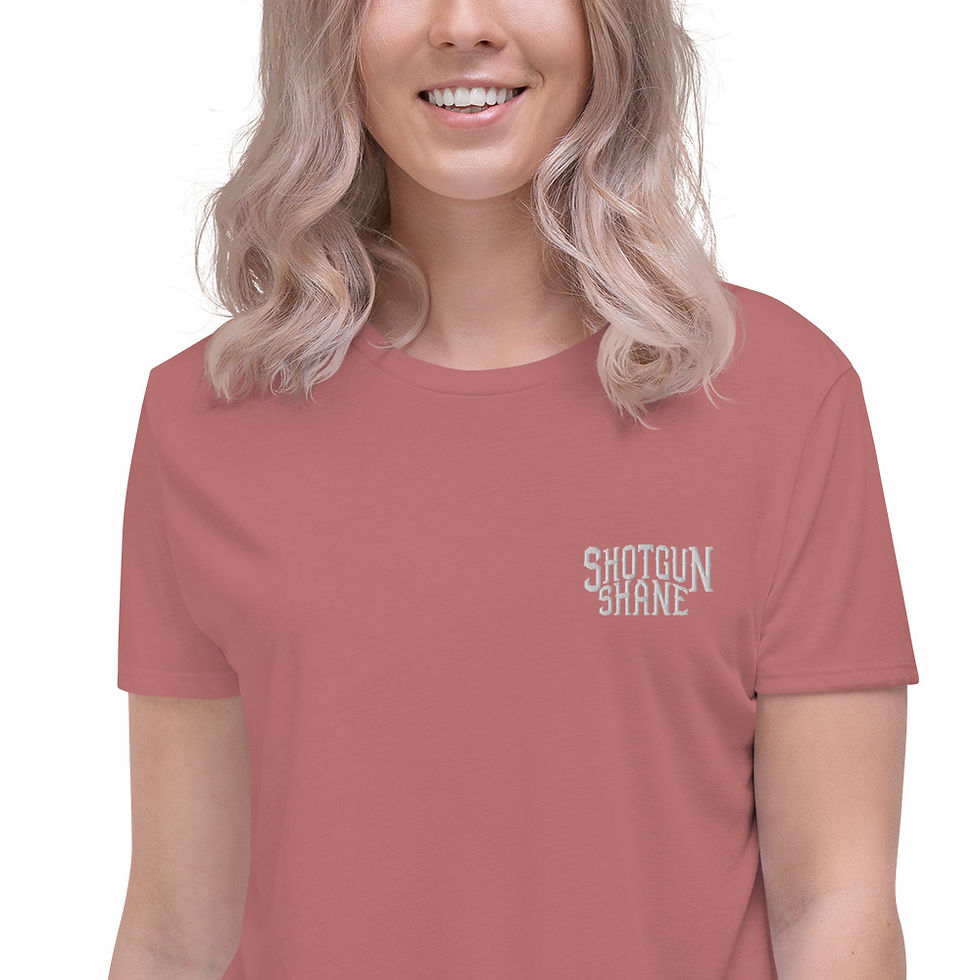 Thumbnail: Shotgun Shane Embroidered Crop Top