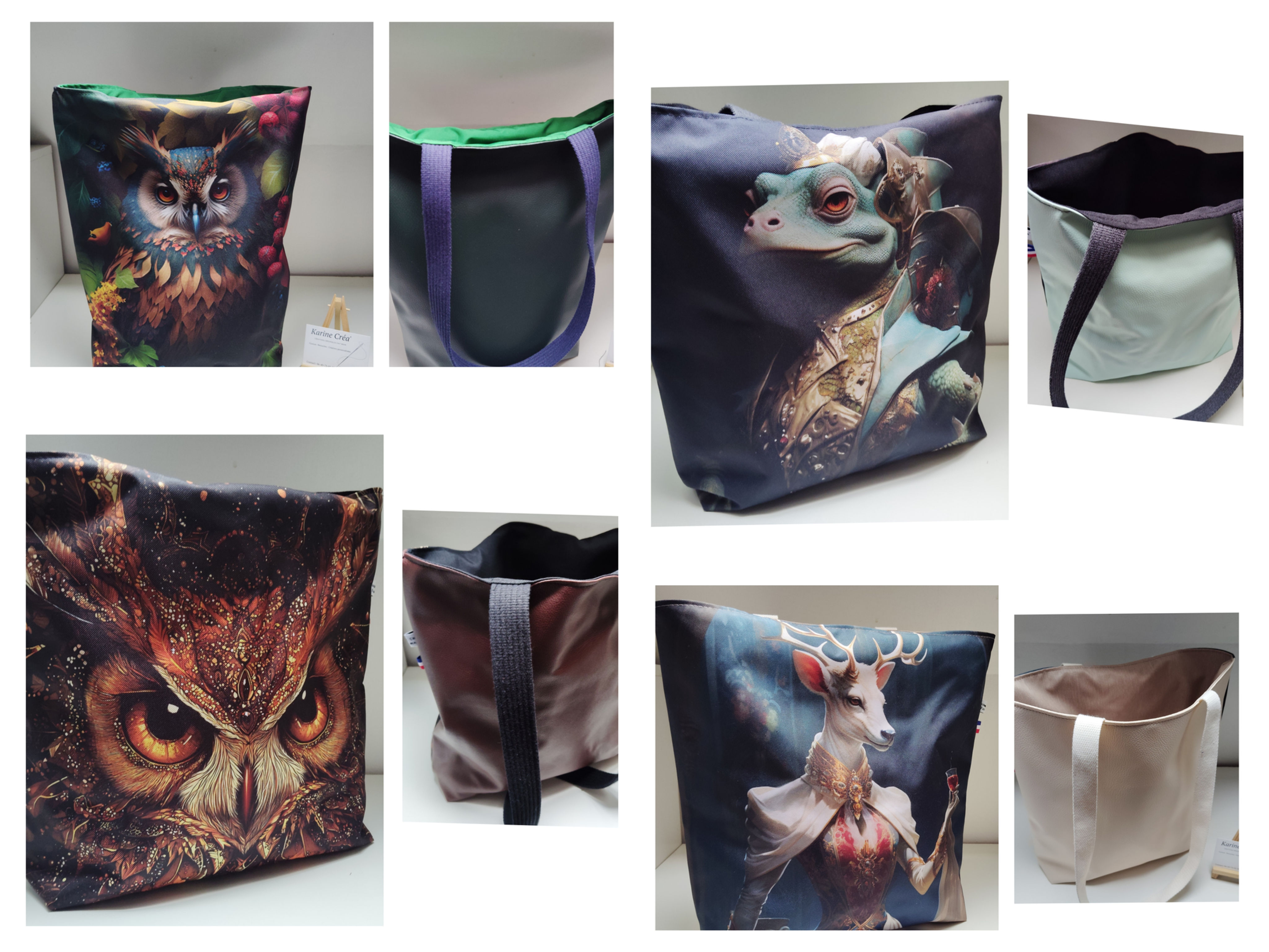Sacs type "tote-bag"