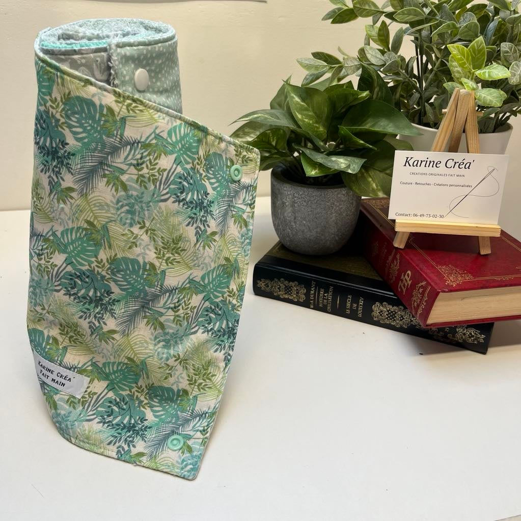 Essuie-tout bleu clair végétation