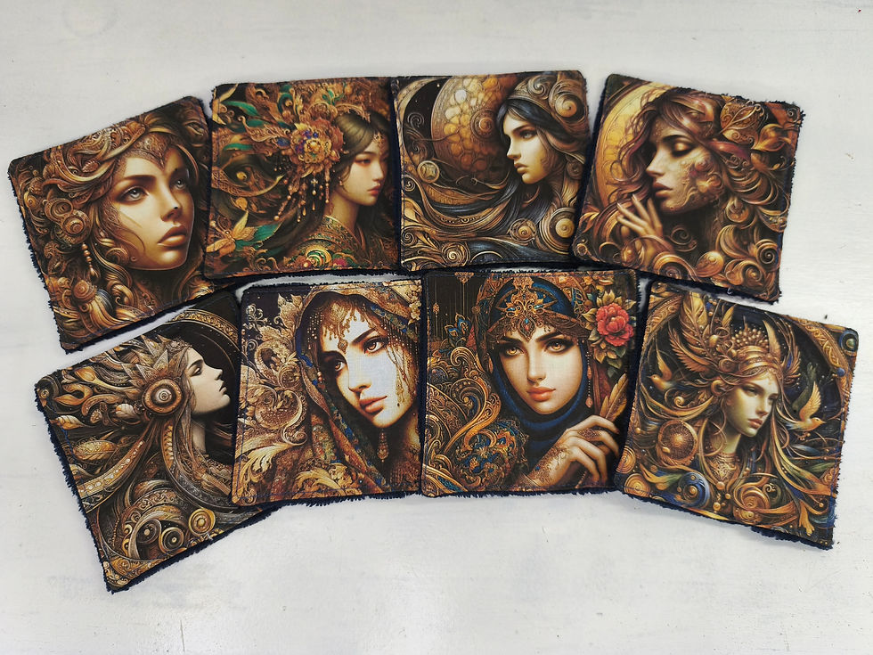 Miniature : Lots cotons lavables "femmes"