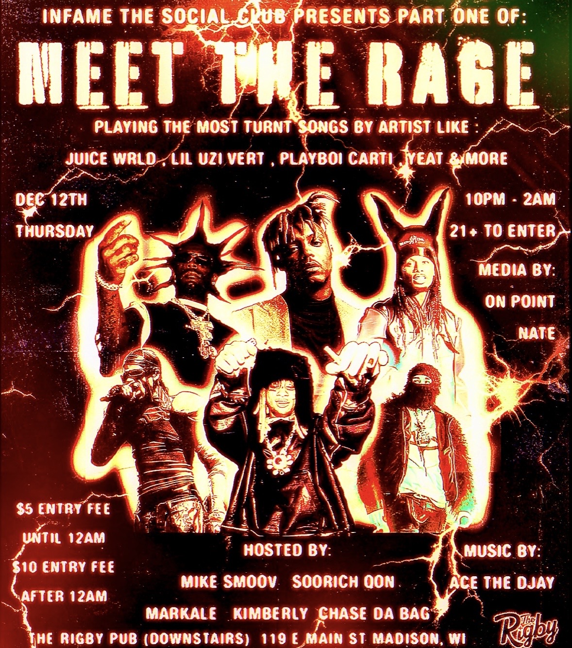 Event promotional flyer design