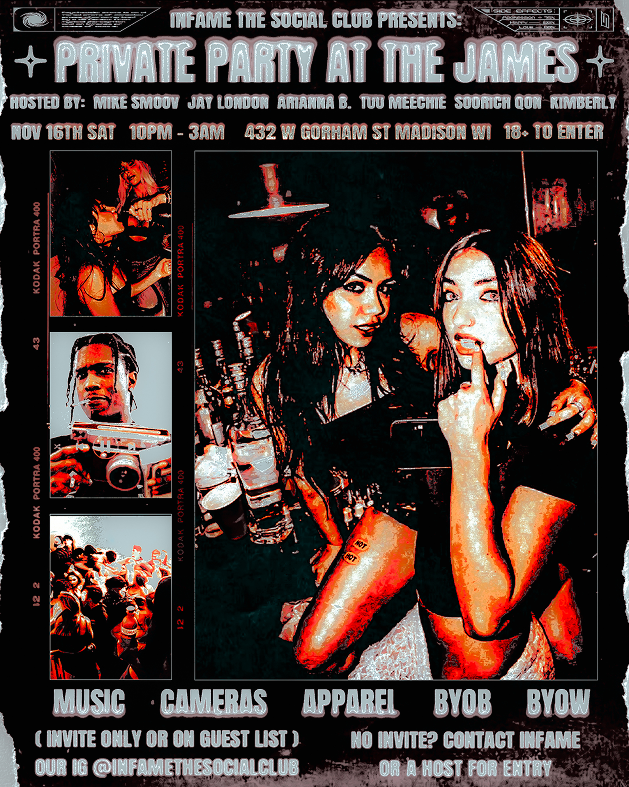 Private party promotional event design