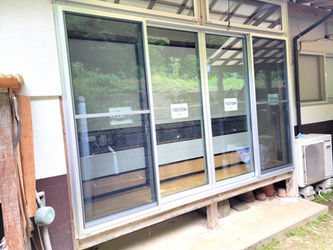 高断熱サッシ施工