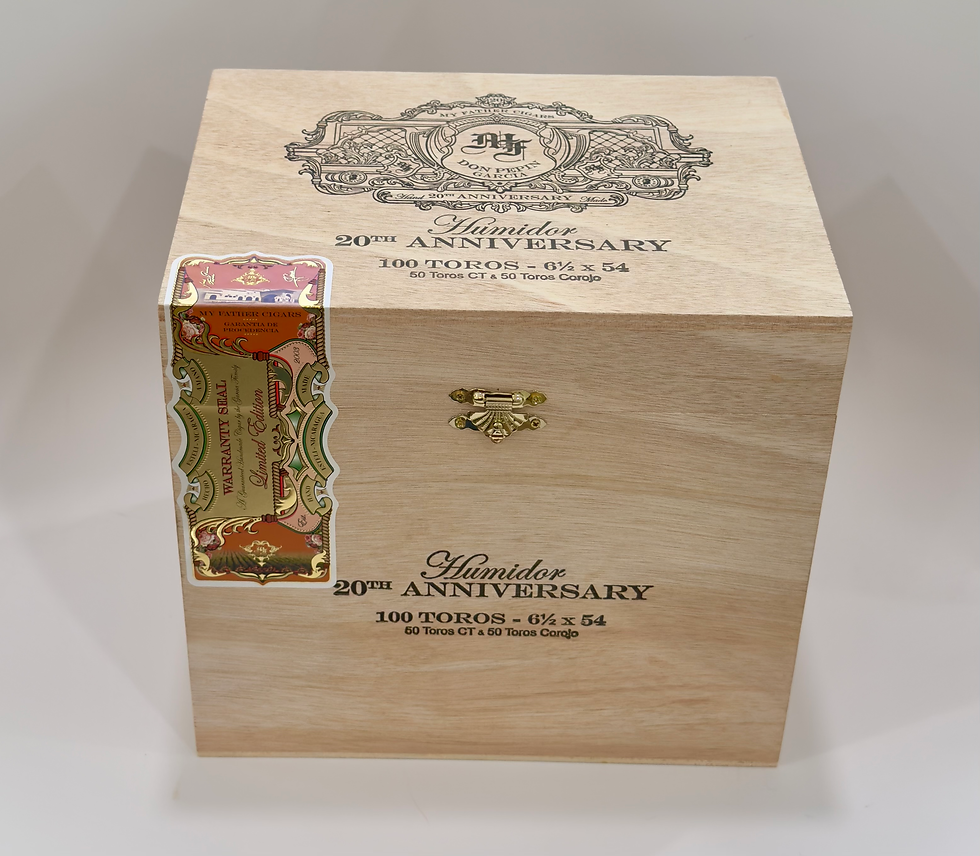Thumbnail: My Father Don Pepin Garcia 20th Anniversary Elie Bleu Humidor & Cigars