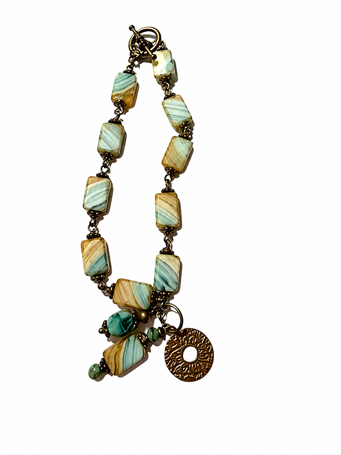 Czech Beaded Chain Bracelet